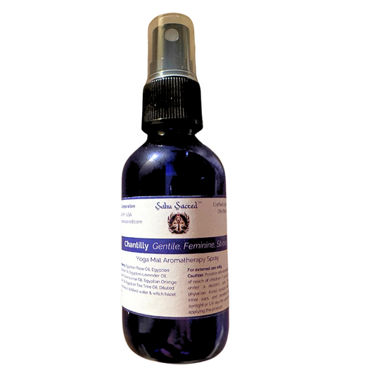 Chantilly Yoga Mat Aromatherapy Spray: Gentile. Feminine. Strong. (2 oz)